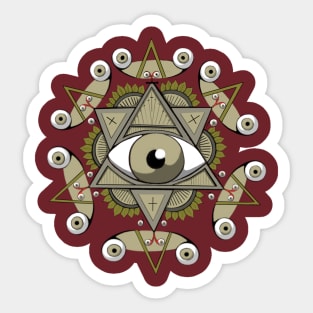 All Seeing Eye Sticker